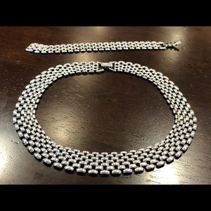 Sterling necklace and bracelet